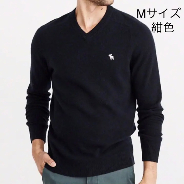 TOMMY HILFIGER(トミーヒルフィガー)のso様専用★トミーヒルフィガークルーネックとアバクロVネックセーター2枚セット メンズのトップス(ニット/セーター)の商品写真