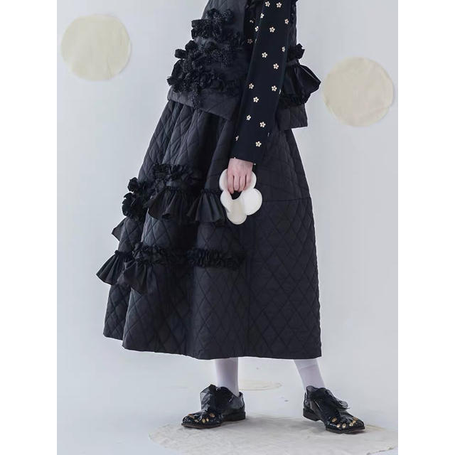 COMME des GARCONS - コムデギャルソン フリル スカートの通販 by momoko's shop｜コムデギャルソンならラクマ