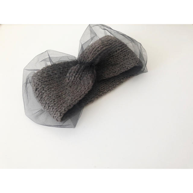 CA4LA(カシラ)のcross knit tulle hairband レディースのヘアアクセサリー(ヘアバンド)の商品写真