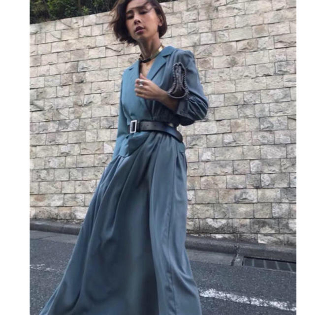 Ameri VINTAGE(アメリヴィンテージ)のAmeri  VINTAGE TRINITY JKT DRESS レディースのフォーマル/ドレス(ロングドレス)の商品写真