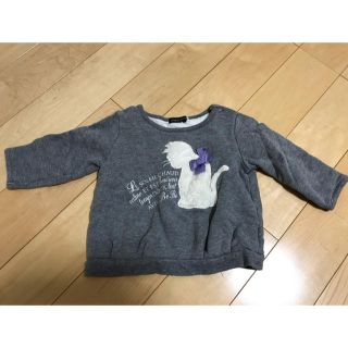 ベベ(BeBe)のbebe ガールズトレーナー 90(Tシャツ/カットソー)