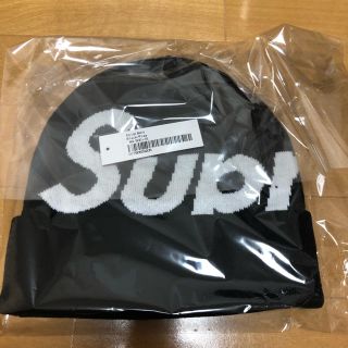 シュプリーム(Supreme)のsupreme  big logo beanie 新品未使用(ニット帽/ビーニー)