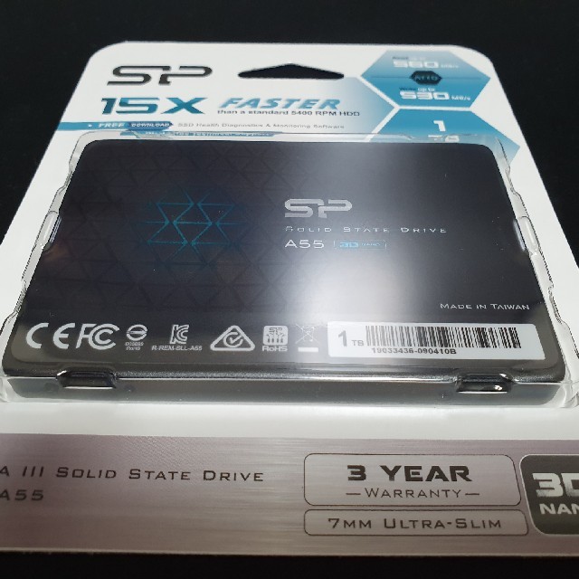 【新品・未開封】シリコンパワー SSD 1TB 3D NAND採用 SATA3