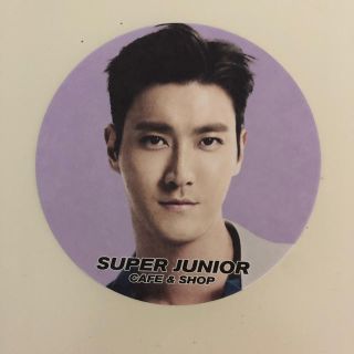 スーパージュニア(SUPER JUNIOR)のSUPERJUNIOR コースター シウォン(ミュージシャン)