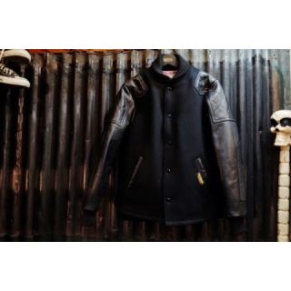 キャリー(CALEE)のCALEE WOOL RIDERS STADIUM JACKET(スタジャン)