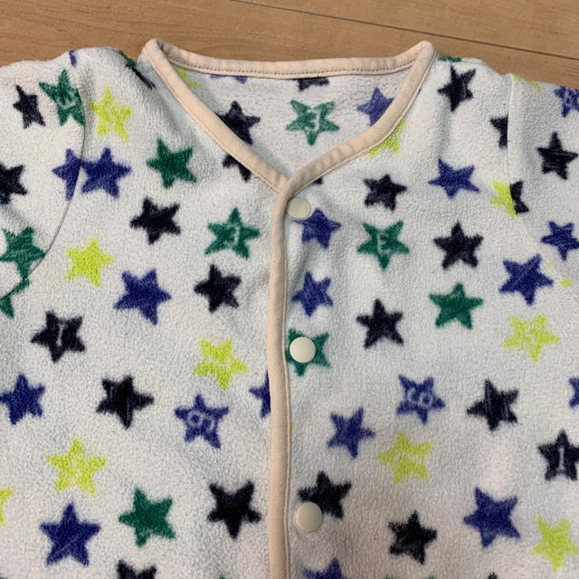 ベルメゾン(ベルメゾン)のベルメゾン☆星柄フリーススリーパー☆110 キッズ/ベビー/マタニティのキッズ服男の子用(90cm~)(パジャマ)の商品写真