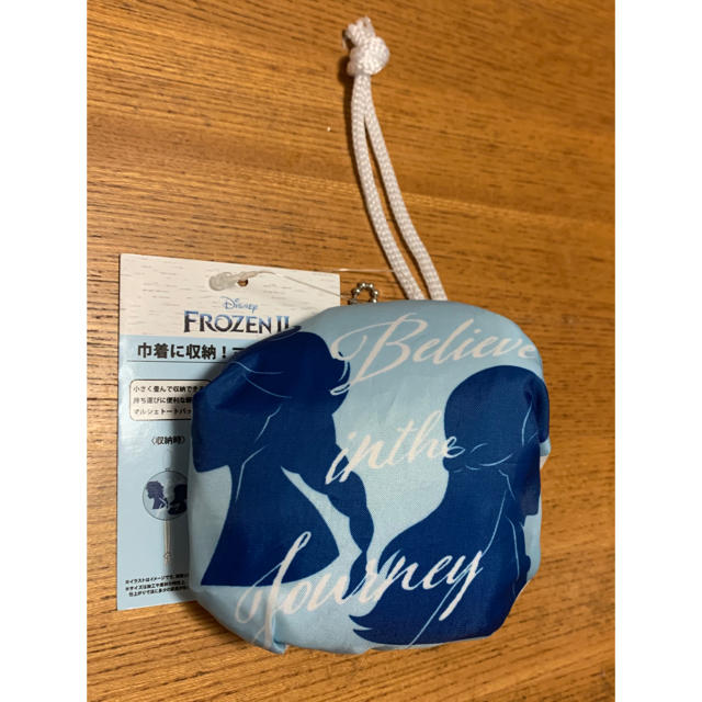 Disney(ディズニー)の【ラストお値下げ】アナ雪2 エコバック　マルシェバック　巾着 レディースのバッグ(エコバッグ)の商品写真
