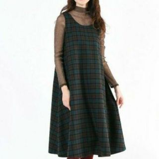 フランシュリッペ(franche lippee)のフランシュリッペタータンチェックAラインジャンスカ新品タグ付き(ロングワンピース/マキシワンピース)