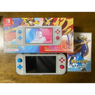 ニンテンドースイッチ(Nintendo Switch)の任天堂 switch ライト ポケモン ソード セット(家庭用ゲーム機本体)