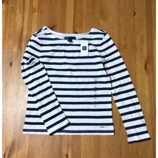 ギャップキッズ(GAP Kids)の新品 GAP kids ボーダー ロンTシャツ ギャップ 子供服 120cm(Tシャツ/カットソー)