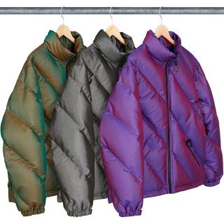 Supreme - Iridescent Puffy Jacket(size:S/black)の通販 by ペンギン ...