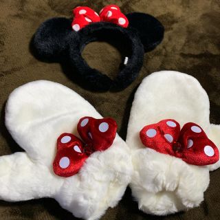 ミニーマウス(ミニーマウス)の☆☆りあ様専用☆☆ディズニーミニー☆ミトン(キャラクターグッズ)