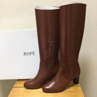 ロペ(ROPE’)のccc様専用です‼️新品❣️ROPE 牛革 ロングブーツ(ブーツ)