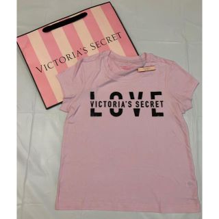 ヴィクトリアズシークレット(Victoria's Secret)の新品  ヴィクトリアシークレット  Tシャツ  ピンク(Tシャツ(半袖/袖なし))