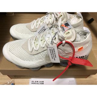 オフホワイト(OFF-WHITE)のOff-White Nike vapormax❗️新品未使用27cmUs9(スニーカー)