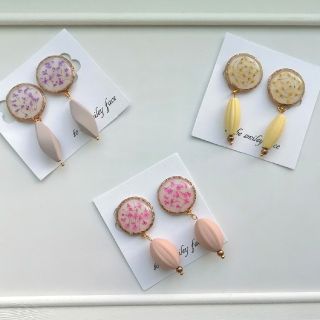 レトロFlowerピアス/イヤリング(ピアス)