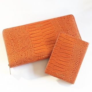 スマイソン(Smythson)の【新品】Smythson マラ トラベルウォレット パスポートカバー付 クラッチ(財布)