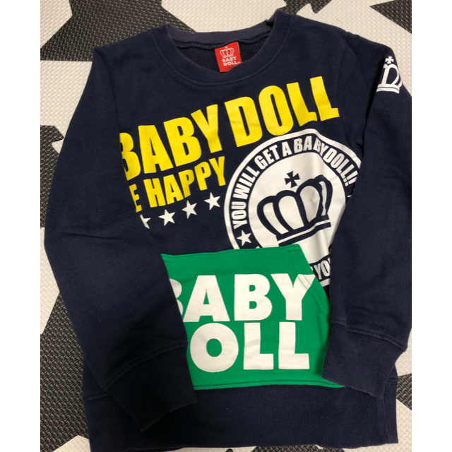 BABYDOLL(ベビードール)のLioneL☆様専用  BABY DOLL120㎝トレーナー キッズ/ベビー/マタニティのキッズ服男の子用(90cm~)(Tシャツ/カットソー)の商品写真