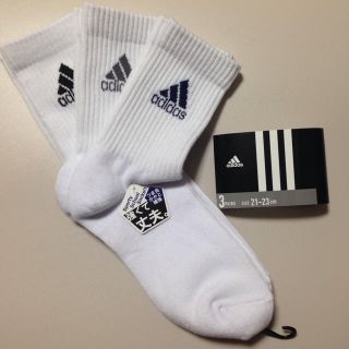 アディダス(adidas)のadidas キッズ  靴下 3足セット 21-23cm(靴下/タイツ)