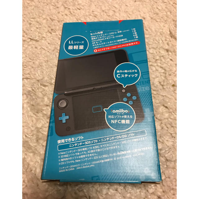 Newニンテンドー2DS LL ブラック×ターコイズ (NEW ニンテンドー Newニンテンドー2DS LL ブラック×ターコイズ (NEW ニンテンドー