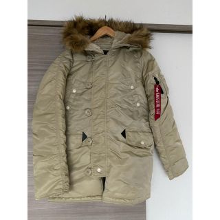 アルファインダストリーズ(ALPHA INDUSTRIES)のアルファ インダストリーズ ALPHA N-3BW  ベージュ(ミリタリージャケット)