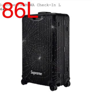 シュプリーム(Supreme)の即発送！Supreme/RIMOWA Check-In L 86L(トラベルバッグ/スーツケース)