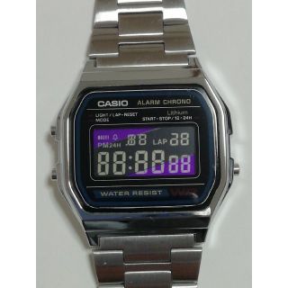 カシオ(CASIO)の【３分割液晶反転】カシオ スタンダード腕時計 A158W-1JF(腕時計(デジタル))