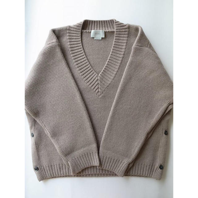 yoke 19AW 5G MILANO RIB V-NECK KNIT - ニット/セーター