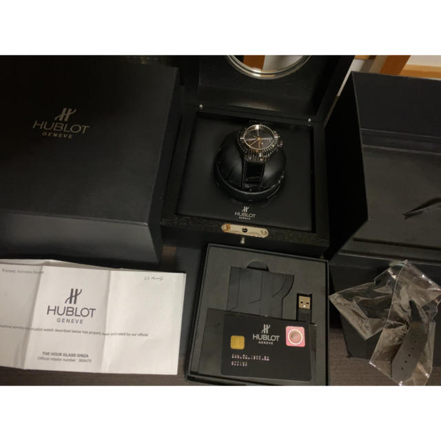 HUBLOT - HUBLOT ビックバン キャビア ブラック 購入証明書あり確実本物の通販 by Ys shop