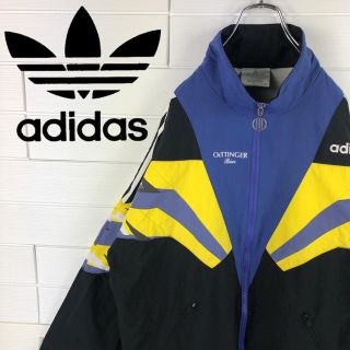 アディダス adidas 90s ヴィンテージ ナイロンジャケット オフショル