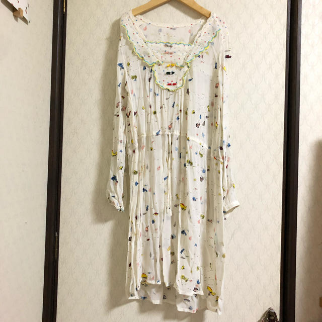 franche lippee(フランシュリッペ)のおさかな刺繍ワンピース レディースのワンピース(その他)の商品写真