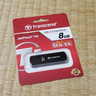 トランセンド(Transcend)の新品 Trasncend USBメモリ 8GB TS8GJF700(PC周辺機器)