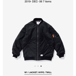 19AW WTAPS W1 / JACKET. NYPO. TWILL