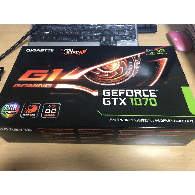 PCパーツGigabyte GTX 1070 GAMING-8GD Rev2.0