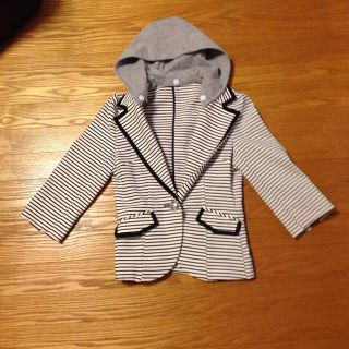 salire  ボーダージャケット(テーラードジャケット)