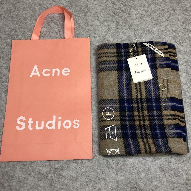 COACH(コーチ)のAcne Studiosプレゼントマフラーメランジキャメル男女兼用 正規品 レディースのファッション小物(マフラー/ショール)の商品写真