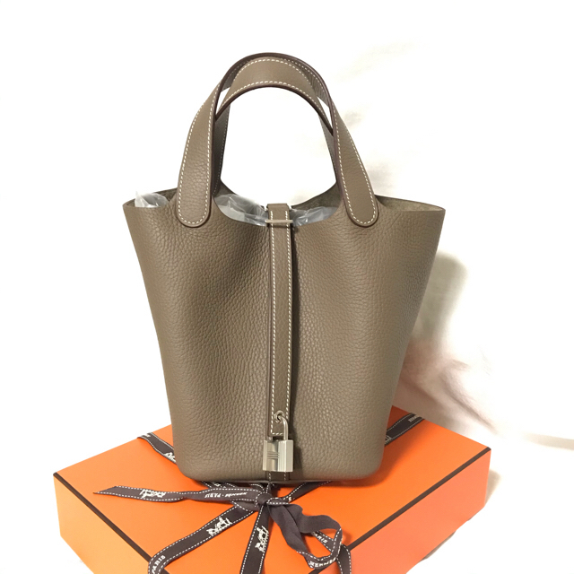 【専用1】Hermes エルメス ピコタンロック 18 PM エトゥープエトゥープ金具