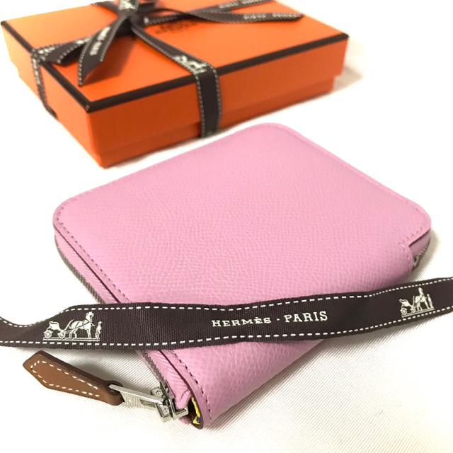 新しく着き Hermes シルクインコンパクト エルメス モーヴシルベストル