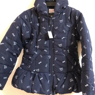 マザウェイズ(motherways)の新品　マザウェイズ　140 リボン　ネイビー　紺　アウター(ジャケット/上着)