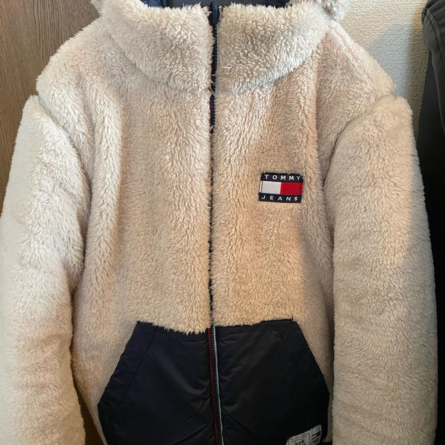 tommy jeans ボア リバーシブル アウター | フリマアプリ ラクマ