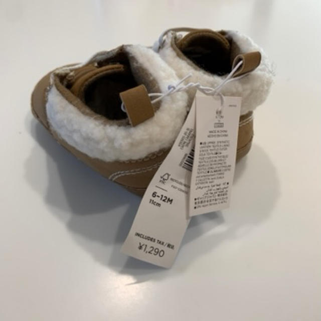 Old Navy(オールドネイビー)のベビー　ファーストシューズ　防寒ブーツ　11cm キッズ/ベビー/マタニティのベビー靴/シューズ(~14cm)(スニーカー)の商品写真