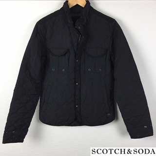 スコッチアンドソーダ(SCOTCH & SODA)の美品 スコッチ&ソーダ ジャケット ブラック サイズS(ブルゾン)