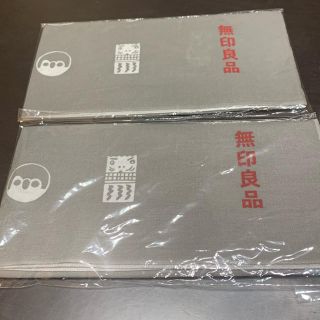 ムジルシリョウヒン(MUJI (無印良品))の無印良品　福缶　てぬぐい2枚　新品(タオル/バス用品)