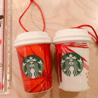 スターバックスコーヒー(Starbucks Coffee)のStarbucks☆スタバ ホリデーオーナメント クリスマス 2つ(その他)