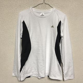 アディダス(adidas)のadidas 長袖ロングTシャツ ドライ素材 サイズOT(Tシャツ(長袖/七分))