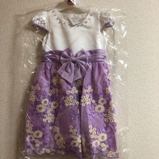 マザウェイズ(motherways)の新品　ドレス 110 紫　マザウェイズ　結婚式　発表会(ドレス/フォーマル)