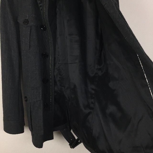 BURBERRY BLACK LABEL(バーバリーブラックレーベル)の美品 BURBERRY BLACK LABEL トレンチコート ウール素材 メンズのジャケット/アウター(トレンチコート)の商品写真