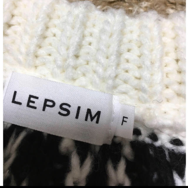 LEPSIM(レプシィム)の【LEPSIM】ノルディックセーターSALE レディースのトップス(ニット/セーター)の商品写真