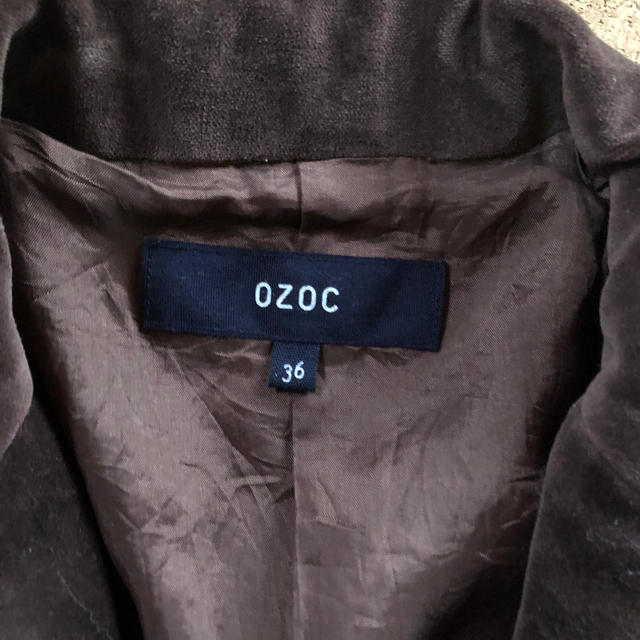 OZOC(オゾック)のオゾック　ベロアジャケット レディースのジャケット/アウター(テーラードジャケット)の商品写真