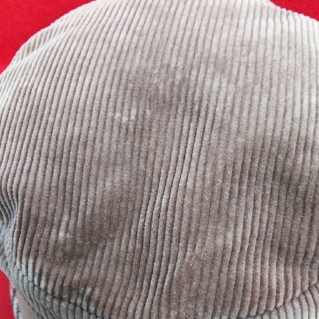 BURBERRY BLUE LABEL(バーバリーブルーレーベル)のバーバリーブルーレーベル★リバーシブル帽子★茶色コーデュロイ×バーバリーチェック レディースの帽子(ハット)の商品写真